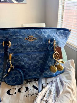 Coach Denim Tote