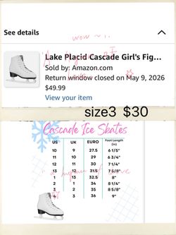 Ice skating shoes