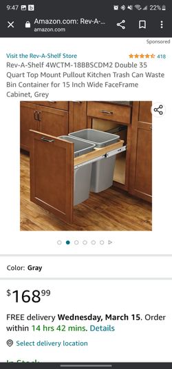 Top Mount trash Pull Out