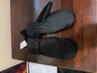 Men’s Goodfelllow & Co. Snow Mittens NWT Black Size S/M