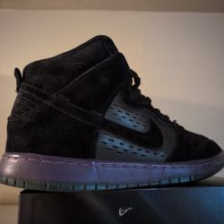 Nike SB Dunks Hip Top Black And Grape A Dead Stock Size 12m 