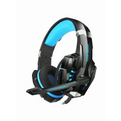New Stereo Gaming Headset with Microphone for PS5 PS4 PC Controller, LED Lights, Bass Surround, Noise Cancelling & Soft Memory Earmuffs, Comfortable C