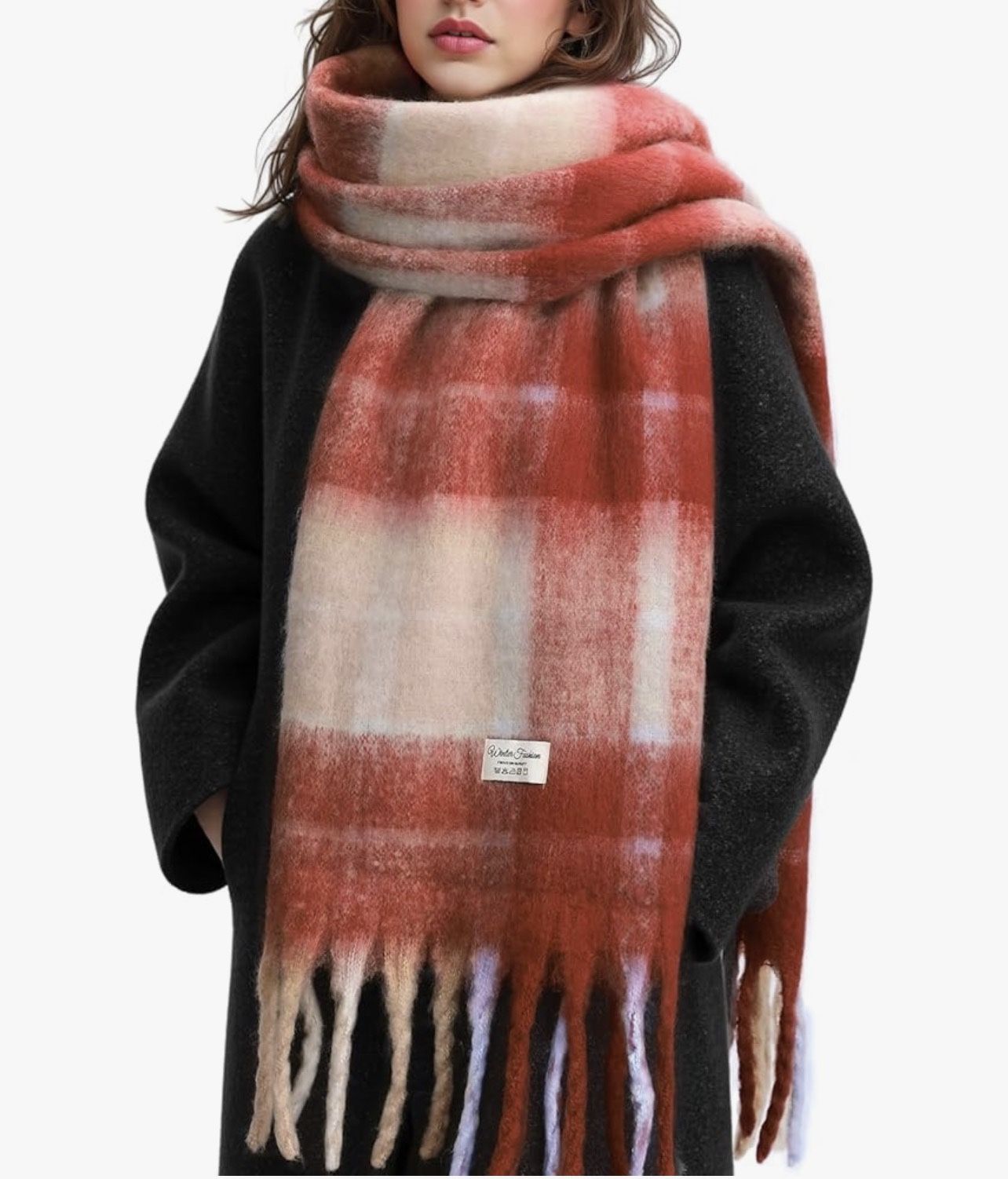 Soft Women Warm Winter Scarf Women Cashmere Feel Scarf for Cold Weather Long Shawl Large Scarves