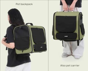 Brand New Pecute Cat Carrier Backpack - Large Space Ventilated Pet Backpack for Cats & Small Dogs