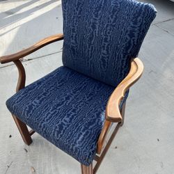 Vintage Blue arm Chair 