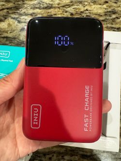 25000mAh 100W Laptop Power Bank USB-C Fast Charger – Red