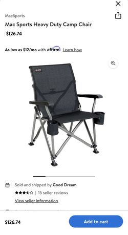Brand New Mac Sports Heavy Duty Sports Chair