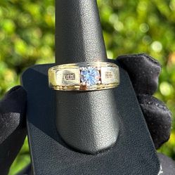 925 sterling silver Ring with CZ stone 1.35CTW size 10