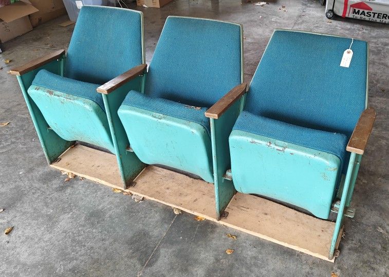 Antique Movie Theater Seats