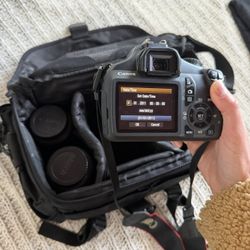 Canon Rebel Camera And Kit