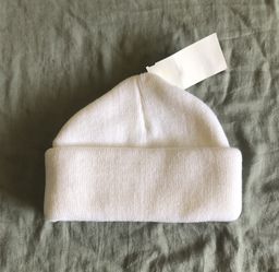White Knit Hat