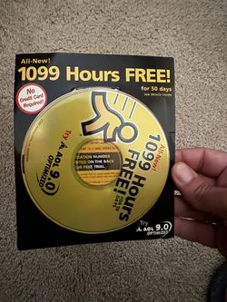 AOL Disk Sealed In Mailer Package