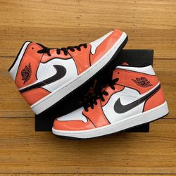 Brand New Jordan 1 Mid Turf Orange