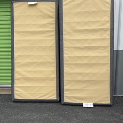 Two KINGSDOWN Twin High Profile Box Spring