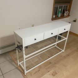 White Console Table For Sale