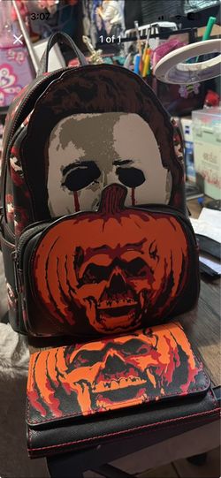 Michael Myers Lounge fly Back pack and wallet