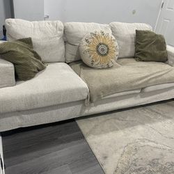 VanAcc 89 inch Sofa, 3 Seater Sofa with Extra Deep Seats, Modern Couch- Comfy Couch for Living Room Apartment Lounge