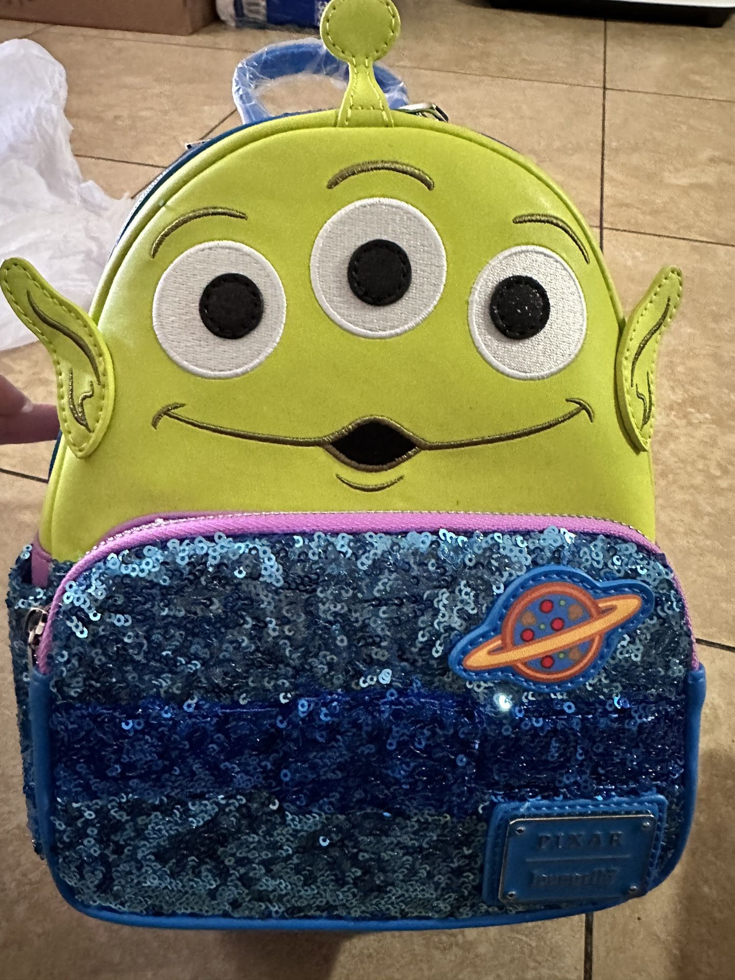 Loungefly Alien Toy Story Backpack & Wallet 