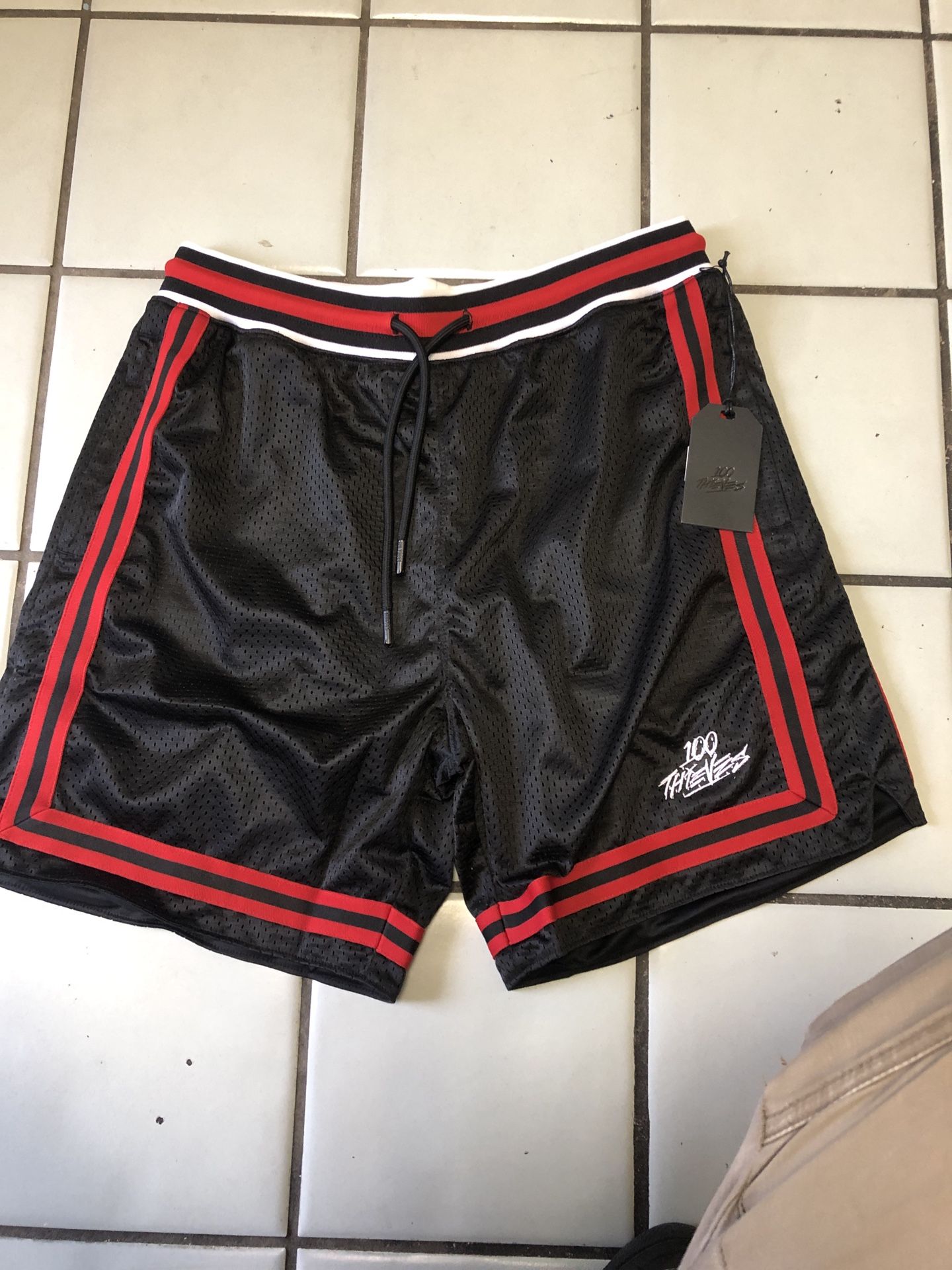 100 Thieves varsity shorts