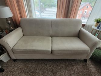 Beige Sofa & Chair - $100