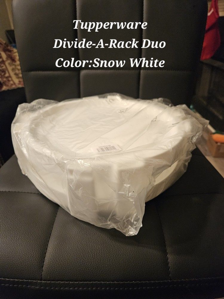 Tupperware Divide A Rack Duo Color Snow White