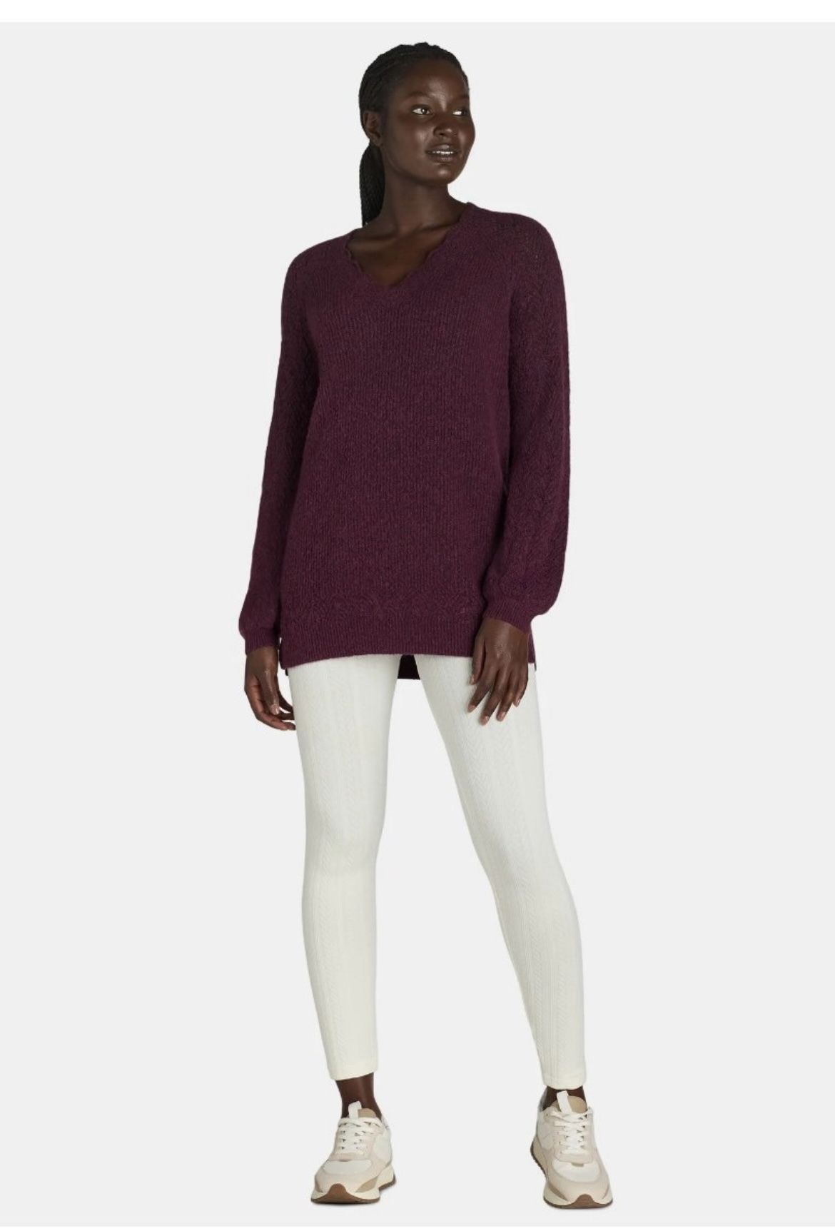 Warner’s Women's Seamless Fleece Leggings, 28” Inseam, Sizes 2X/3X.  (AI)