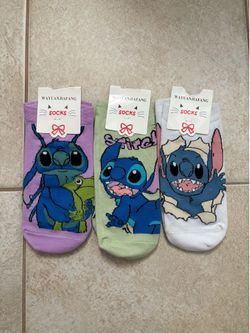 Stitch socks 3pc