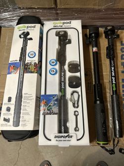Quik Pod Selfie Stick Or YouTube Set Up
