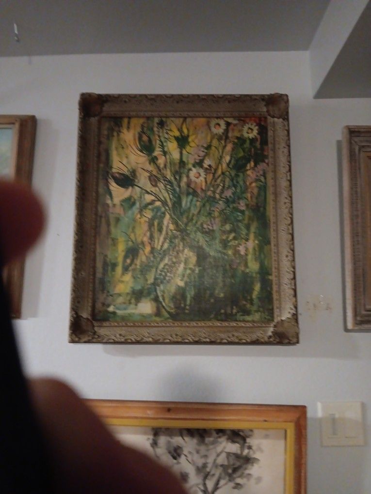Pierre Mas 1930s Original Oil Painting
