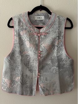 Like-New Modern Chinese Vest (Size M)