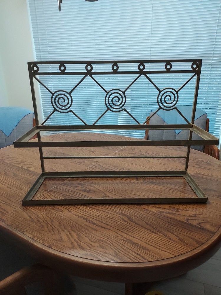 Handmade Metal Construction Made In Mexico. Located In Palm Beach Gardens