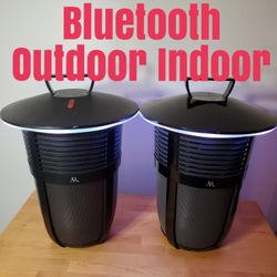 2 Bluetooth Receiver Outdoor Indoor Battery Wireless  AR Acoustic Research  14.5 Inch High AWSEE320 Model