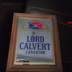 LORD CALVERT CANADIAN WHISKEY MIRROR