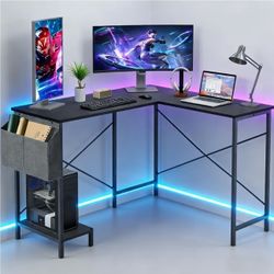 L Shaped Gaming Desk, 50 Inch Reversible