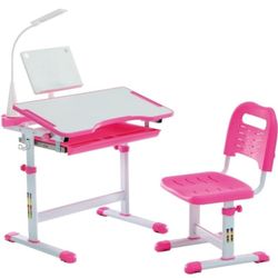 Girls Kids Pink Desk