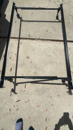 Metal twin bedframe