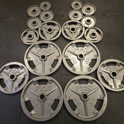355lb High Quality VTX Olympic Weight Plate Set