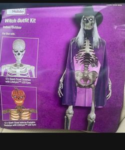 Witch outfits  Kit for 12 ft giant sized skeleton