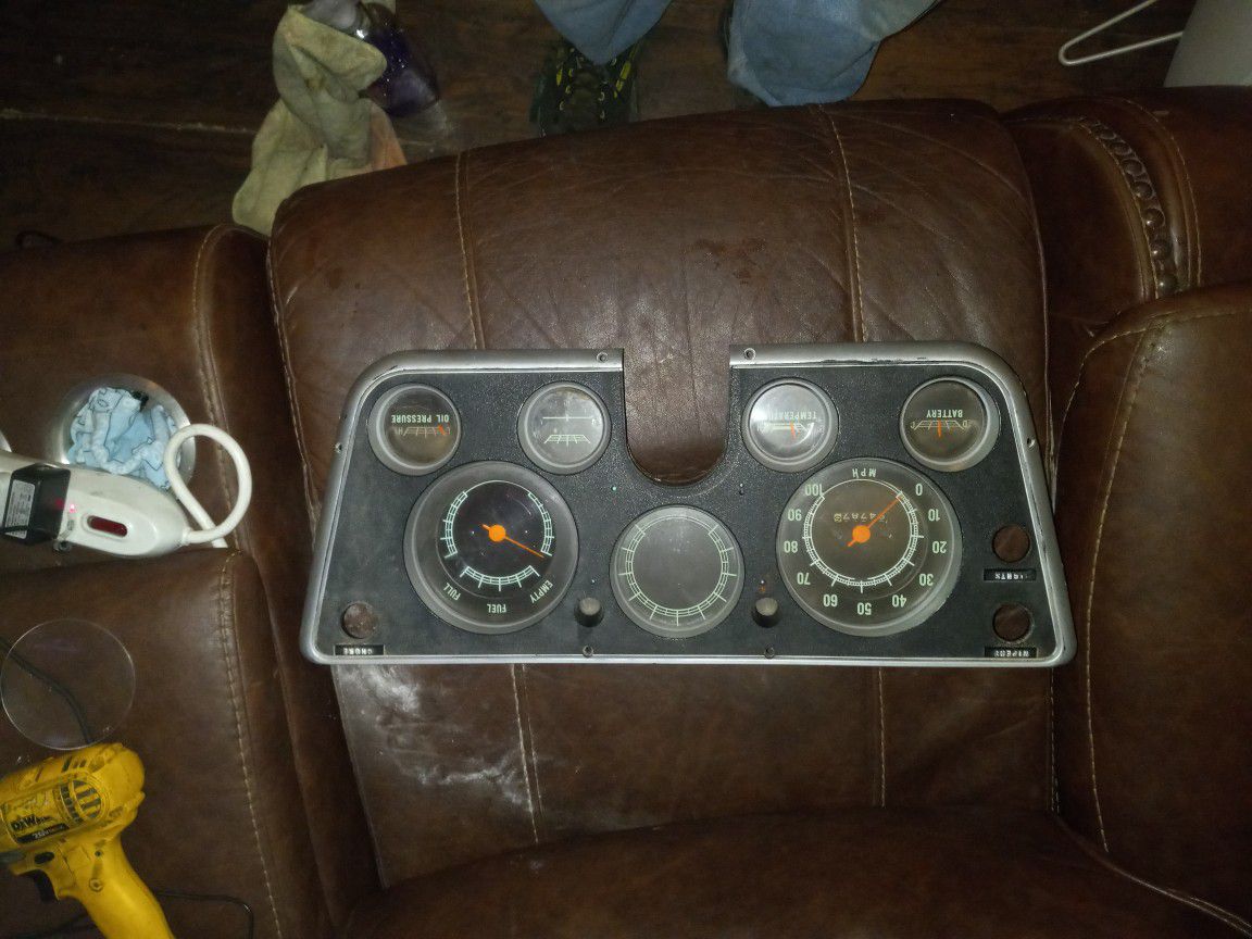 67 To 72 Chevy Instrument Cluster