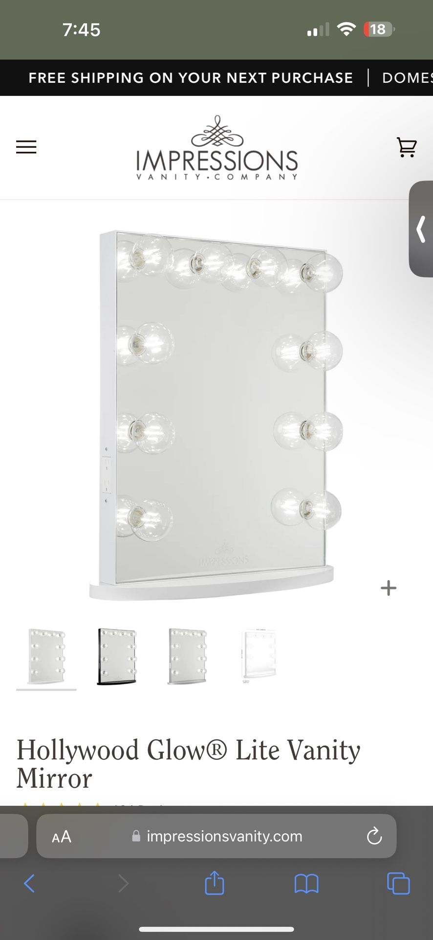 Impressions Vanity Mirror 