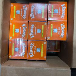 Kleenex 55 Sheet Box Anti Viral Facial Tissue 3 Count