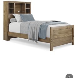 Creekside twin Bed  with Bookshelf Headboard
