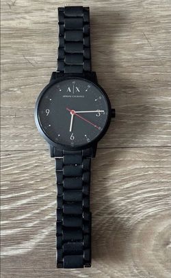 Armani Exchange AX2738 Black Quartz Watch Men's AX Sustainability Project