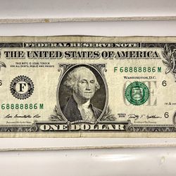 2013 $1 FRN Binomial Radar (Flipper) Serial Number