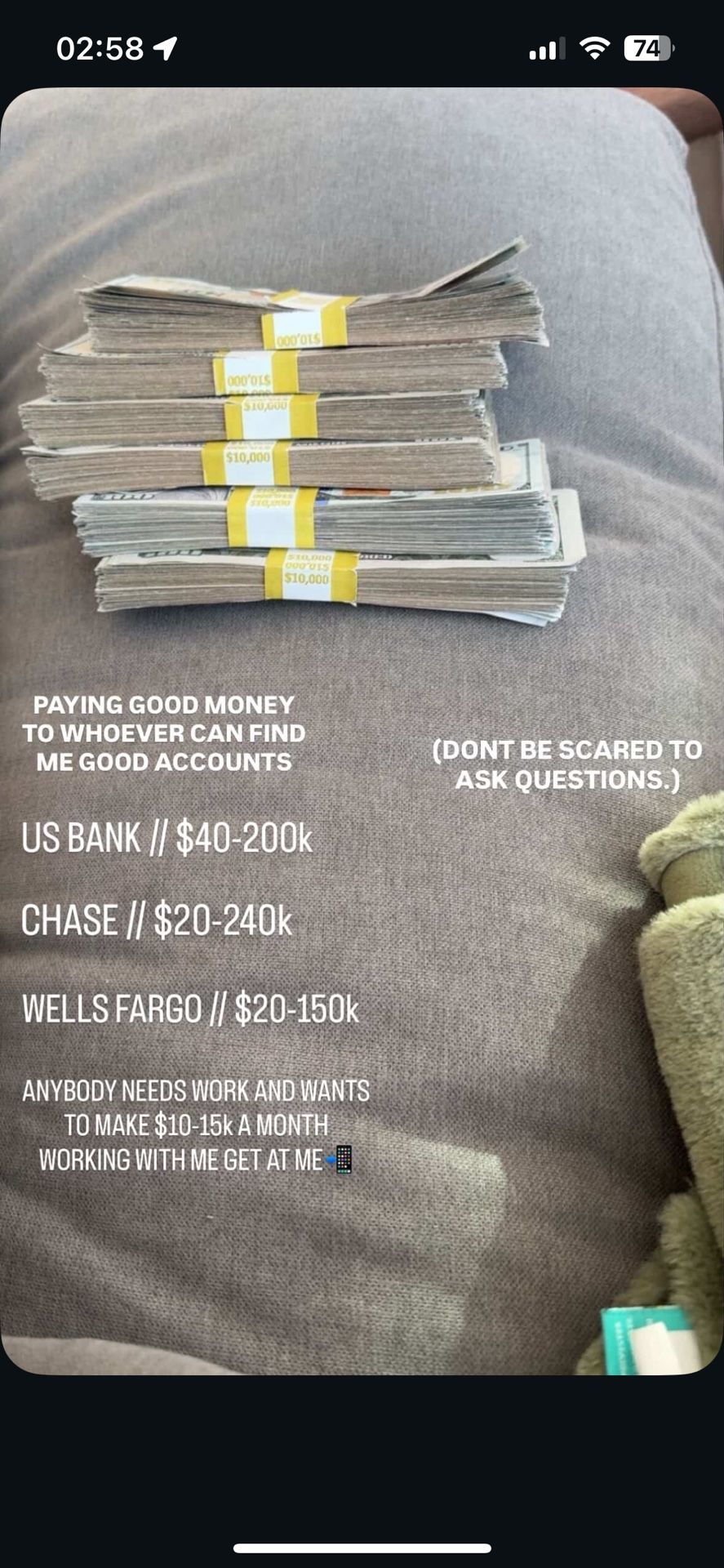 don’t waste my time let’s work