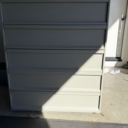 BluDot gray Wood Dresser 