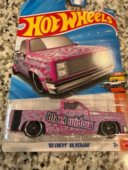 Hot Wheels '83 Chevy Silverado Black Widow