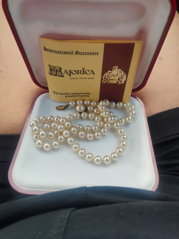 Majorica Pearl Necklace