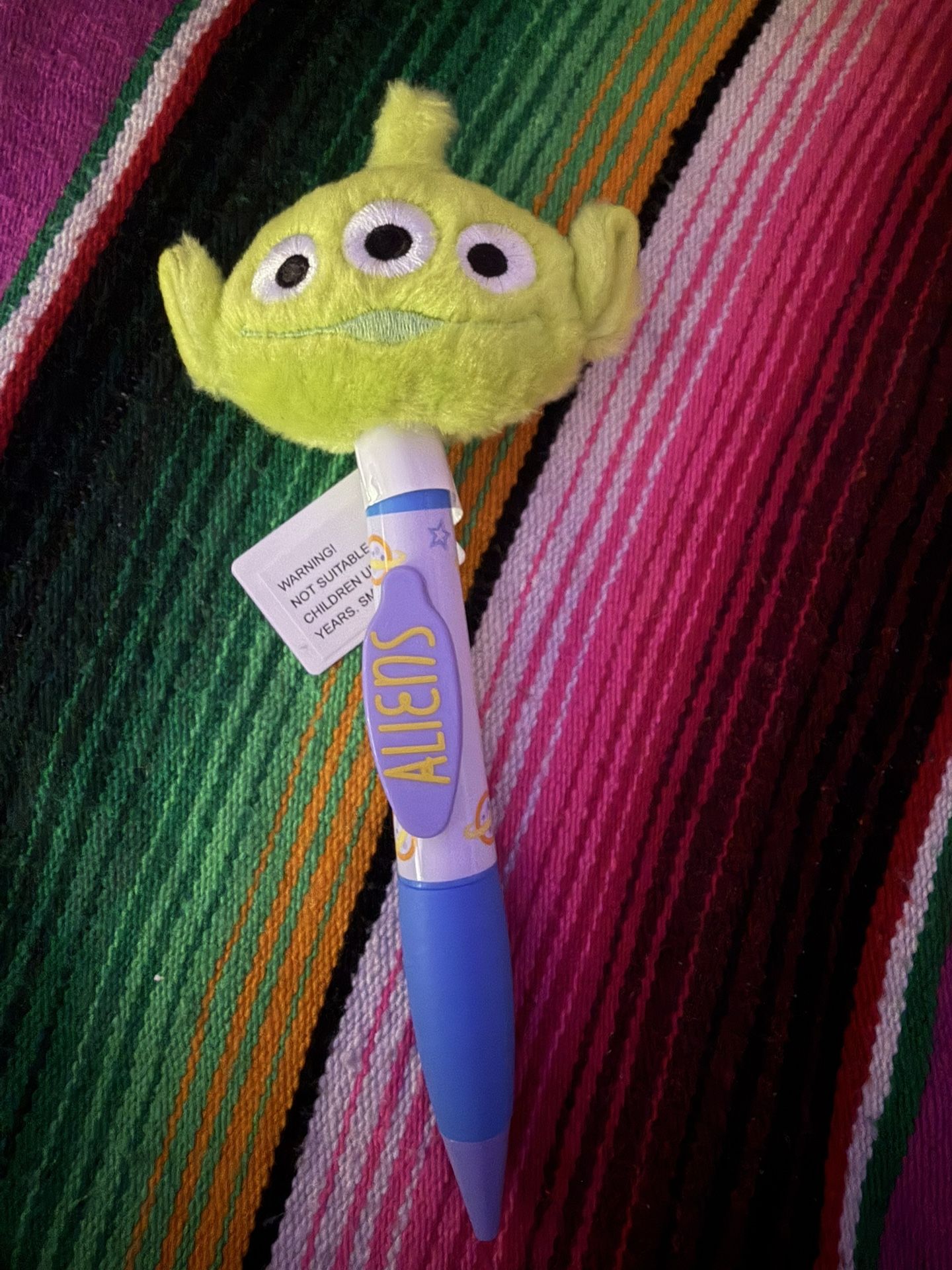 Disneyland Toy Story Alien Pen with Plush Top 