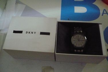 DKNY NY-PARK SLOPE GREY QUARTZ UNISEX WRIST WATCH NEW